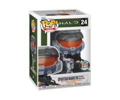 Funko Funko Halo 24 Spartan Mark VII with Weapon BR75 Battle Rifle Halo Infinite Games Funko Specialty Series