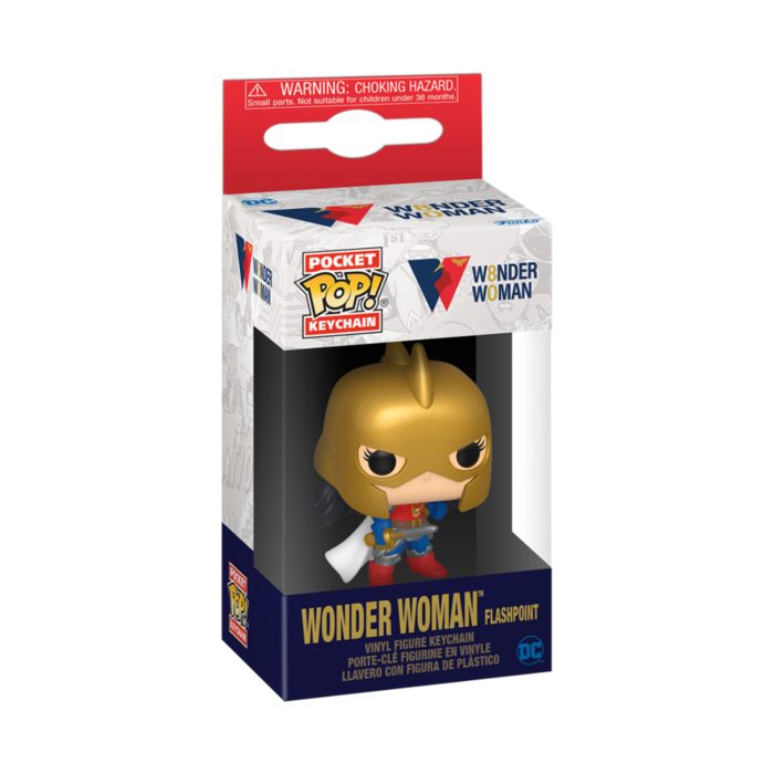 Funko Funko Keychain Heroes DC Wonder Woman Flashpoint WW80 Wonder Woman 80th Anniversary