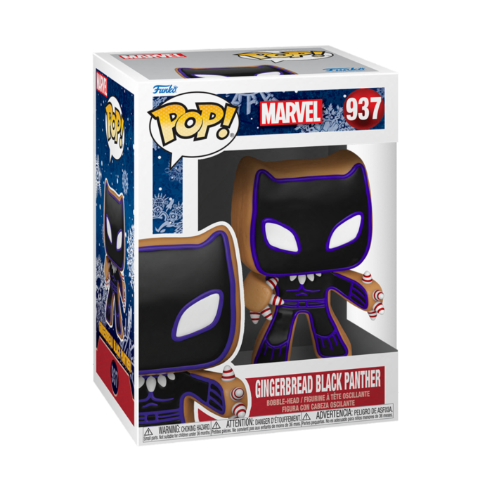 Funko Funko Marvel 0937 Gingerbread Black Panther Holiday