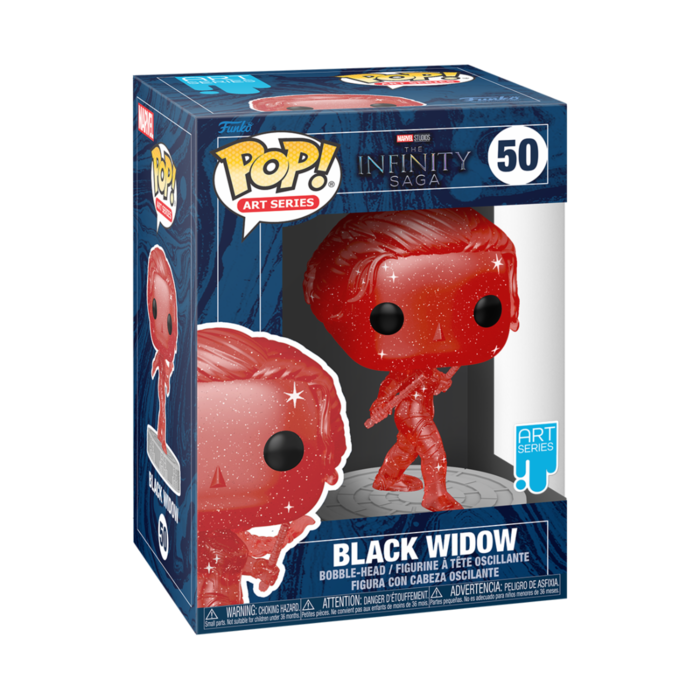 Funko Funko Art Series 50 Marvel Black Widow Red Infinity