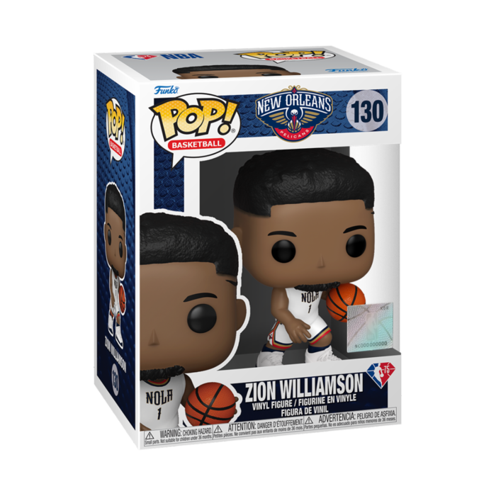 Funko Funko NBA 130 Zion Williamson New Orleans Pelicans NBA National Basketball Association