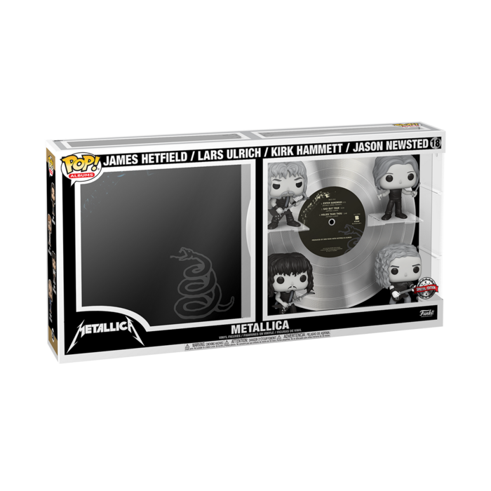 Funko Funko Albums 018 Metallica  James Hetfield / Lars Ulrich / Kirk Hammett / Jason Newsted Special Edition