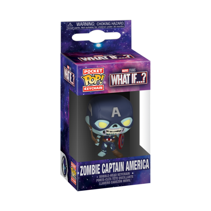 Funko Funko Keychain Marvel Zombie Captain America What If...?