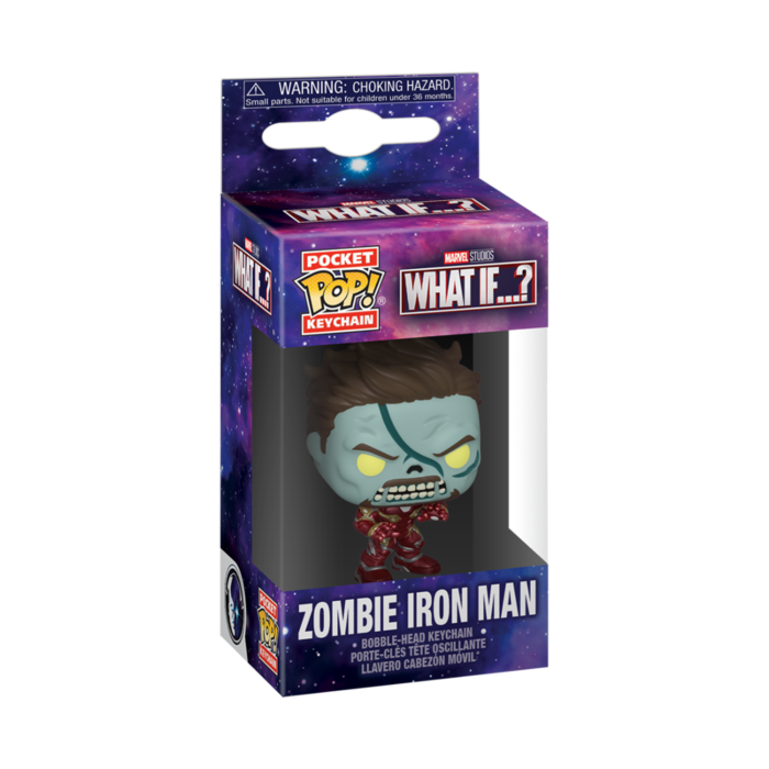 Funko Funko Keychain Marvel Zombie Iron Man What If...?