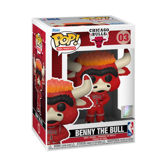 Funko Funko NBA Mascots 03 Benny The Bull Chicago Bulls