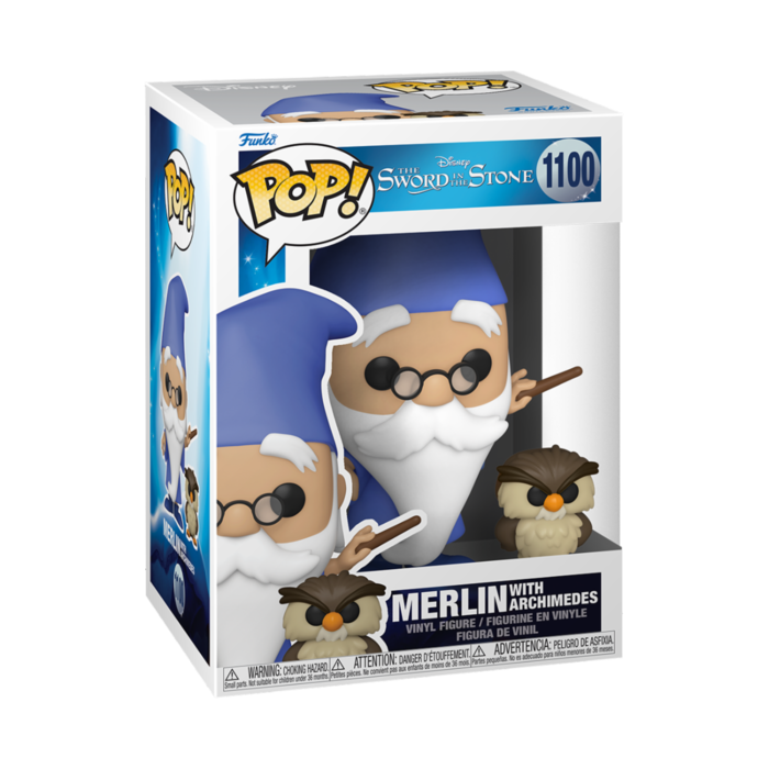Funko Funko Disney 1100 Merlin with Archimedes The Sword in the Stone