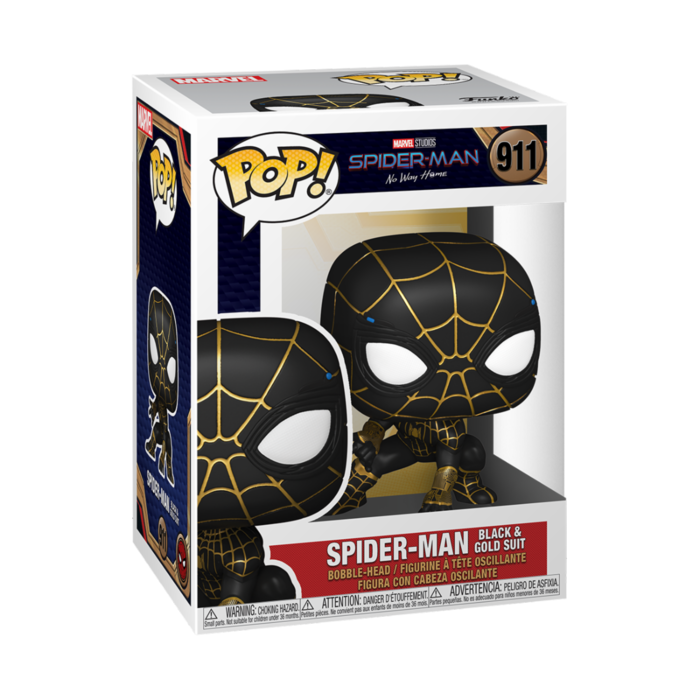 Funko Funko Marvel 0911 Spider-Man Black & Gold Suit Spider-Man No Way Home