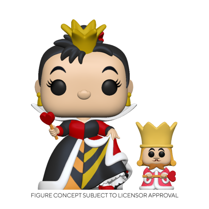 Funko Funko Disney 1063 Queen of Hearts with King Alice in Wonderland