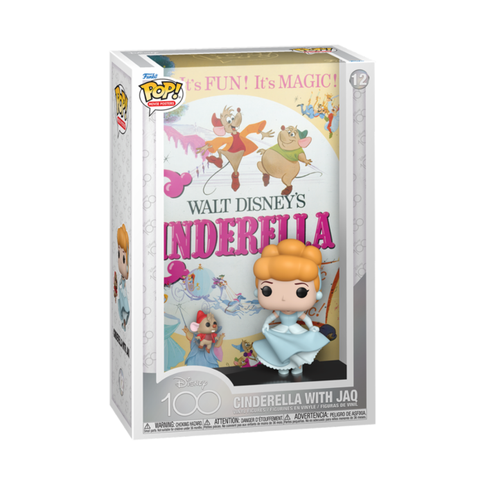 Funko Funko Movie Poster 012 Cinderella with Jaq Disney 100th Anniversary