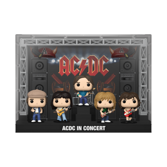 Funko Funko Moment 02 ACDC in Concert Brian Johnson/Malcolm Young/Phill Rudd/Cliff Williams/Angus Young Special Edition Rocks