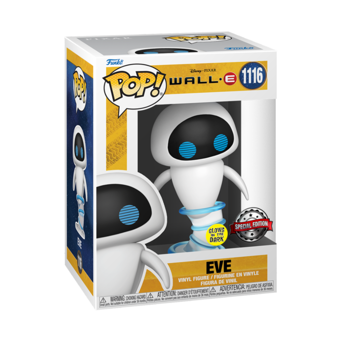 Funko Funko Disney 1116 Eve GITD Glow in the Dark Special Edition Wall-E