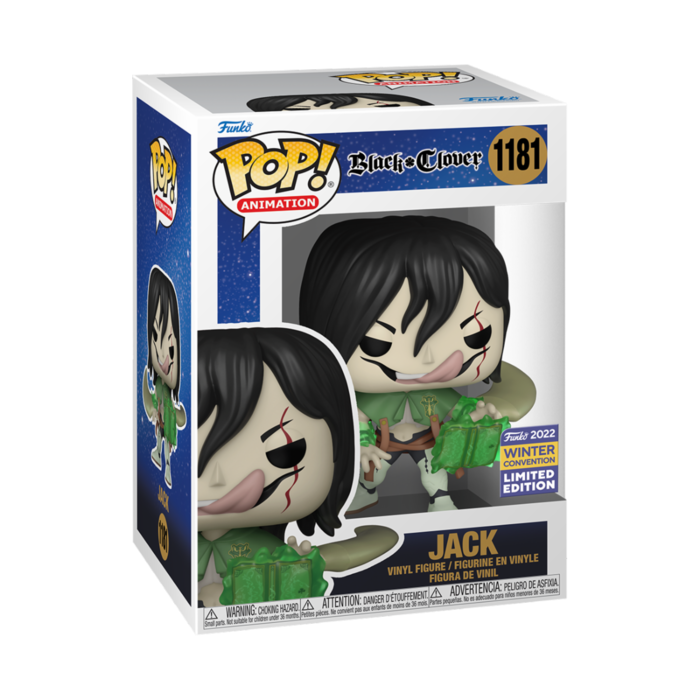 Funko Funko Animation 1181 Jack Ripper 2022 Winter Convention Limited Edition Black Clover