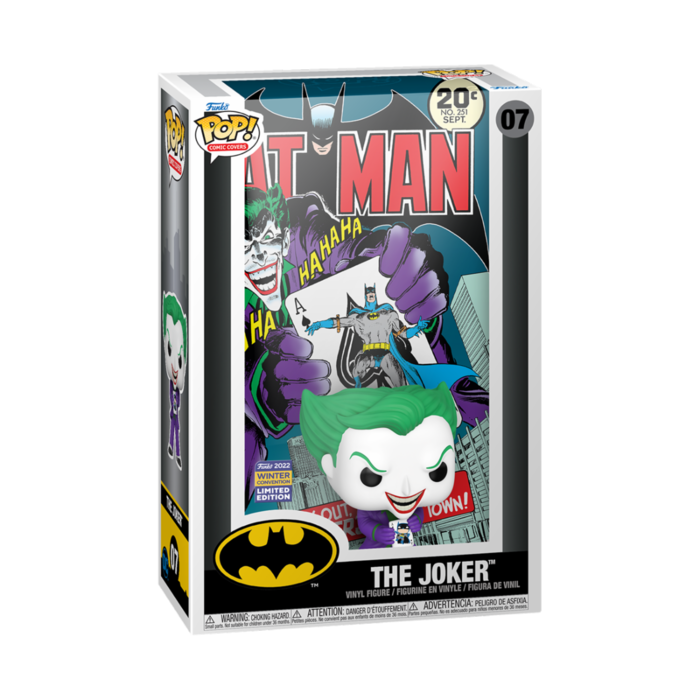 Funko Funko Comic Covers 07 The Joker 2022 Winter Convention Limited Edition Batman Heroes DC