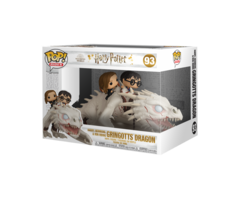 Funko Funko Harry Potter 093 Ukrainian Ironbelly Gringott's Dragon with Harry Ron and Hermione HP Wizarding World Rides