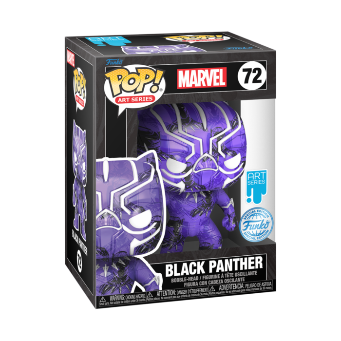 Funko Funko Marvel 0072 Black Panther Art Series  Funko Special Edition