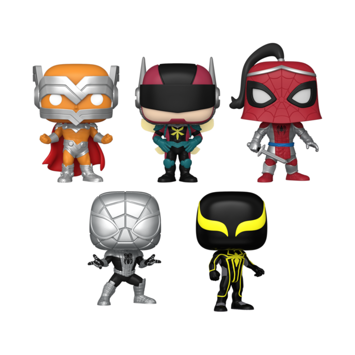 Funko Funko Marvel 5pack Year of the Spider Prodigy / The Hornet / Prince of Arachne / Spider-Armor MK I / Spider-Armor MK II Special Edition Spider-Man