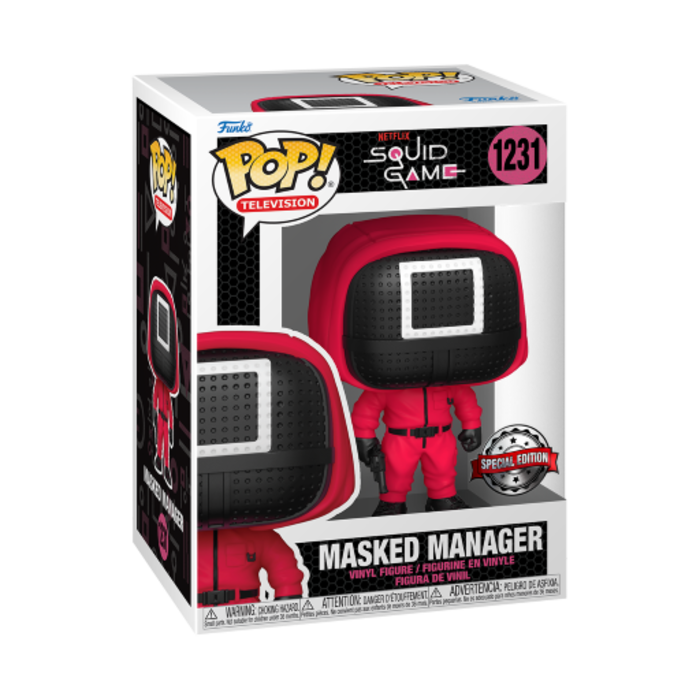 Funko Funko TV Television 1231 Masked Manager Squid Game Netflix Special Edition