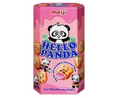 meiji Chocolate Hello Panda Strawberry 50gr
