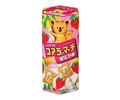 Lotte Chocolate Koala's March Strawberry 48gr