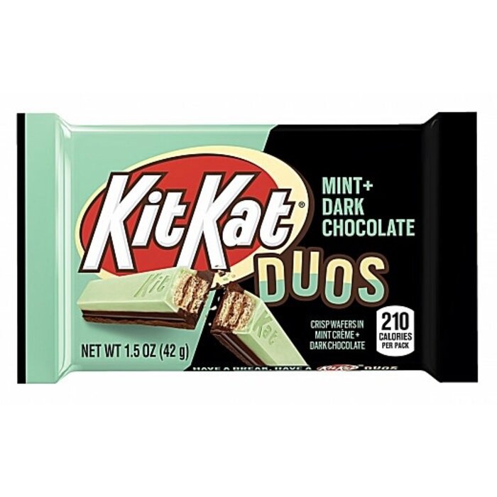 KitKat Chocolate Kit Kat Duos Mint & Dark Chocolate 42gr