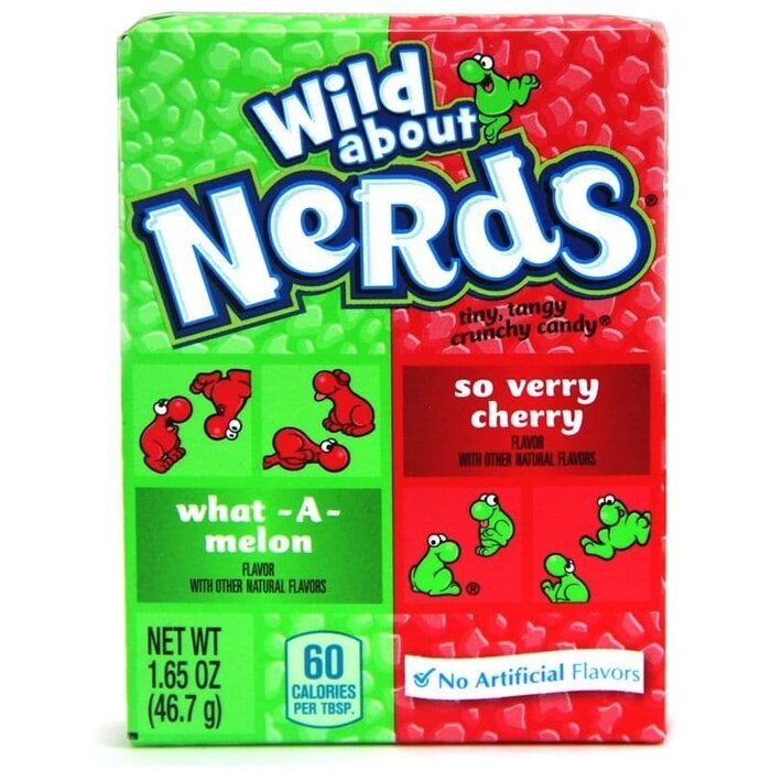Nerds Candy Nerds Wild Cherry & Watermelon 46gr