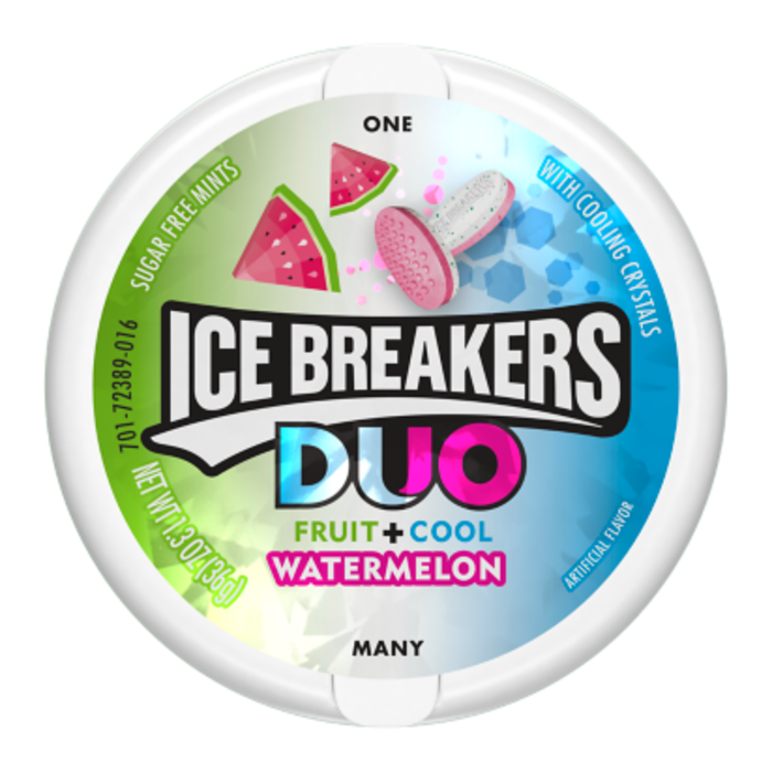 Hershey's Candy Hershey's Ice Breakers Duo Watermelon 37gr