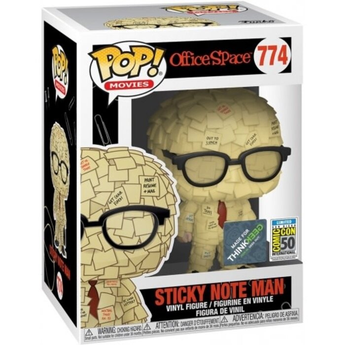Funko Funko Movies 0774 Sticky Note Man Office Space Fall Convention Limited Edition