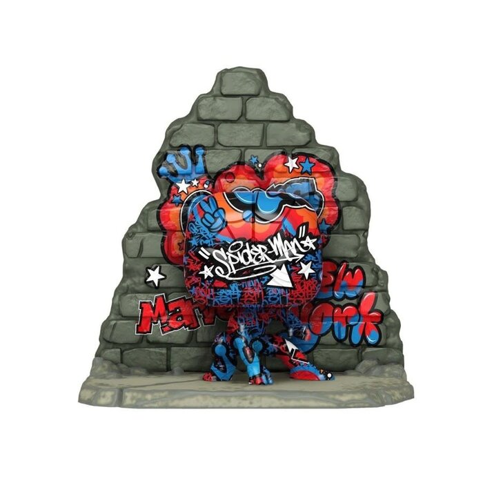 Funko Funko Marvel 0762 Spider-Man Deluxe Moment Street-Art Collection