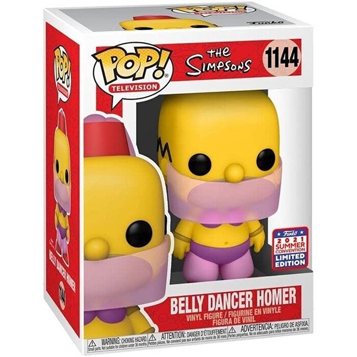 Funko Funko TV Television 1144 Belly Dancer Homer Summer Convention 2021 Limited Edition The Simpsons