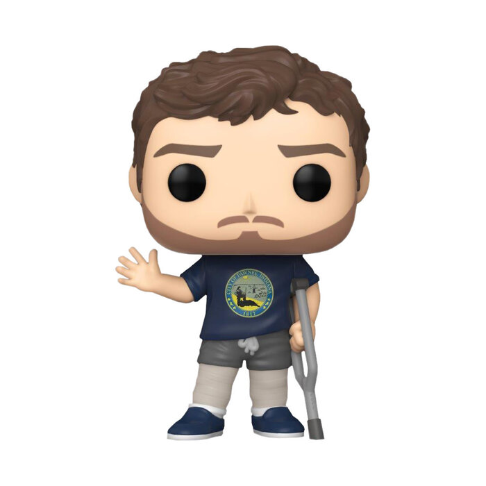 Funko Funko TV Television 1155 Andy with Leg Casts Parks and Recreation Special Edition