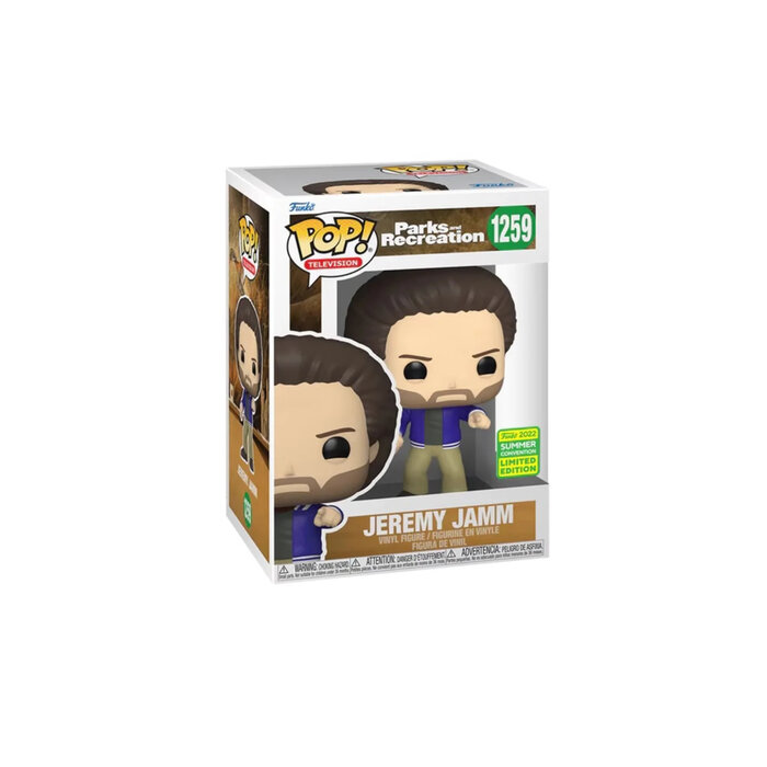 Funko Funko TV Television 1259 Jeremy Jamm Parks and Recreation 2022 Summer Convention Limited Edition