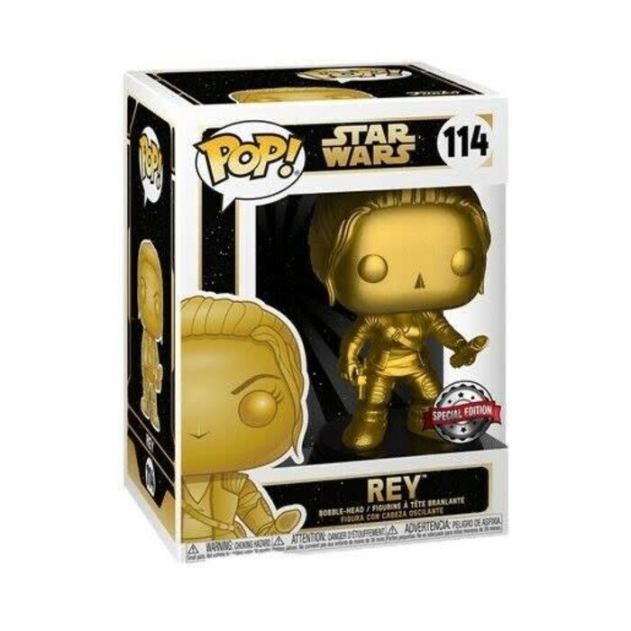 Funko Funko Star Wars 0114 Rey Special Gold Edition
