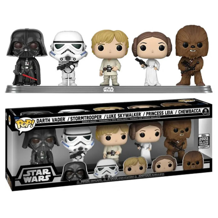 Funko Funko Star Wars 5pack 2022 Funko Galactic Convention Exclusive