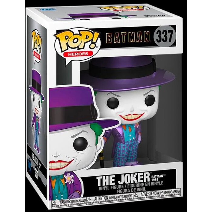 Funko Funko Heroes DC 0337 The Joker Batman 1989 Metallic