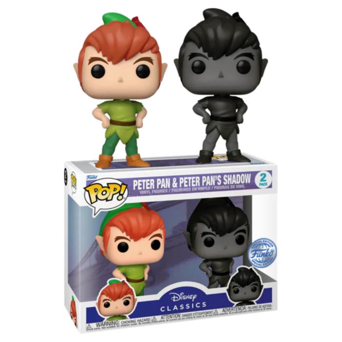 Funko Funko Disney 2pack Peter Pan & Peter Pan's Shadow Funko Special Edition Disney Classics