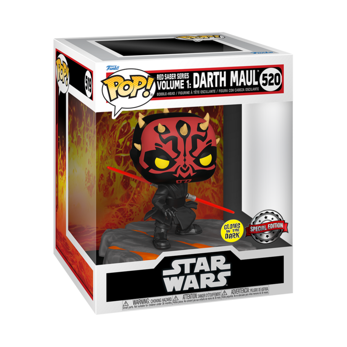 Funko Funko Star Wars 0520 Red Saber Series Volume 1 Darth Maul GITD Special Edition
