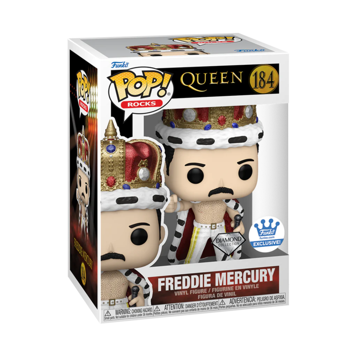Funko Funko Rocks 184 Freddie Mercury Queen Funko Special Edition Diamond Collection