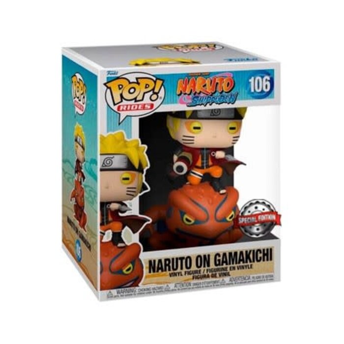 Funko Funko Animation 0106 Naruto on Gamakichi Special Edition Naruto Shippuden Rides