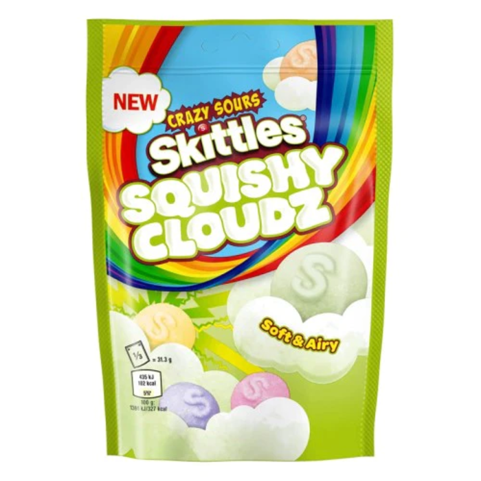Skittles Candy Skittles Squishy Cloudz Crazy Sours 94gr
