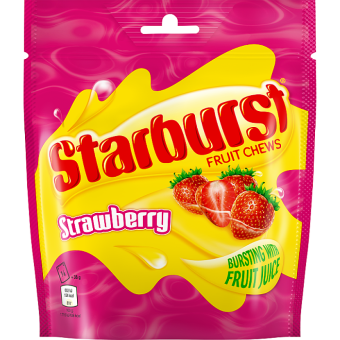 Starburst Candy Starburst Strawberry Pouch 152gr