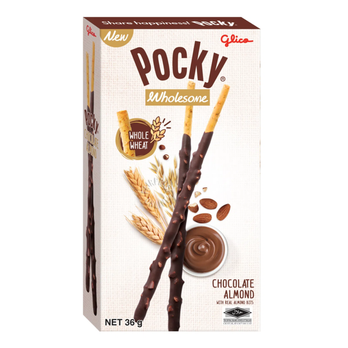 Pocky Cookies Pocky Chocolate Whole Wheat 36gr