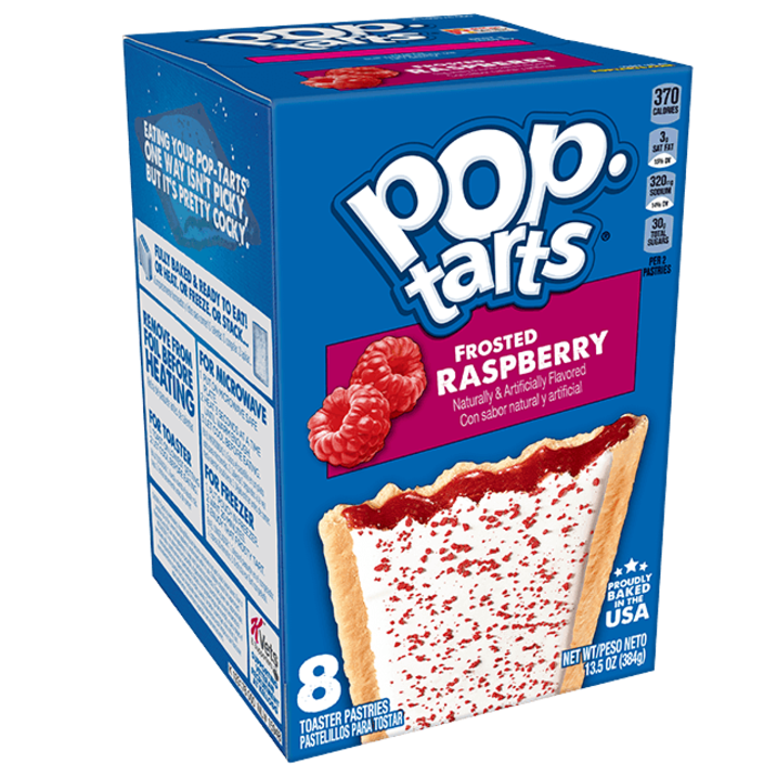 Kellogg's Pop Tarts Frosted Raspberry 8pc 384gr
