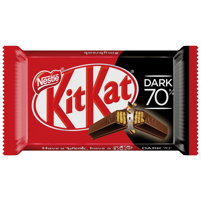 Chocolate Kit Kat 4 Finger Dark