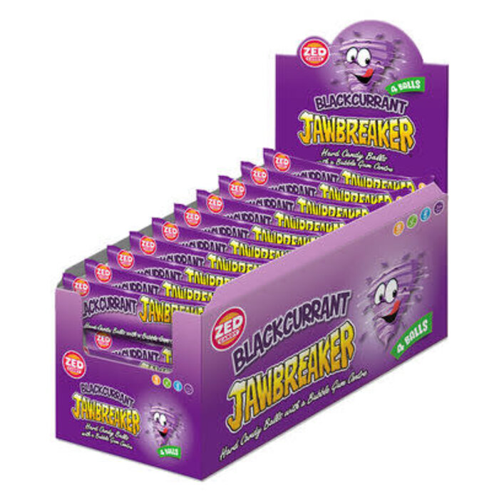 ZED Candy Zed Jawbreaker Blackcurrant 4 Balls
