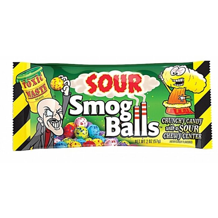 Toxic Waste Candy Toxic Waste Sour Smog Balls 48gr