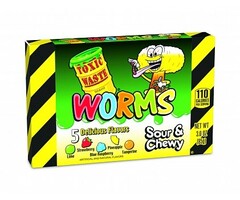 Toxic Waste Candy Toxic Waste Worms Theatre Box 85gr