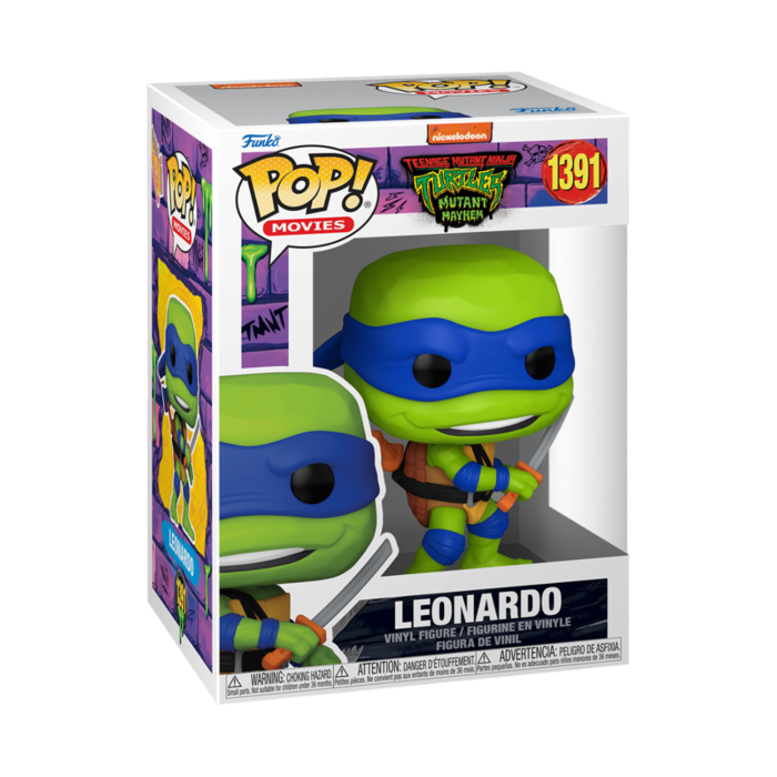 Funko Funko Movies 1391 Leonardo TMNT Teenage Mutant Ninja Turtles Mutant Mayhem