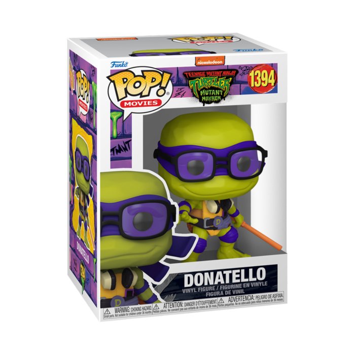 Funko Funko Movies 1394 Donatello TMNT Teenage Mutant Ninja Turtles Mutant Mayhem