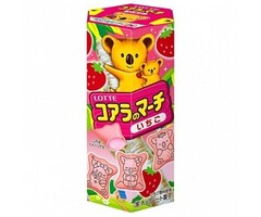 Lotte Chocolate Koala's March Strawberry 37gr