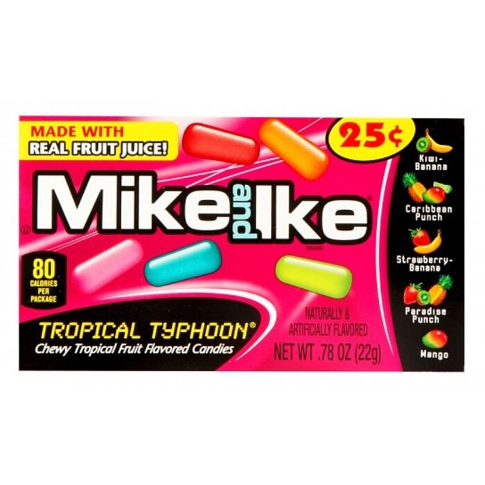 Mike&Ike Candy Mike and Ike Tropical Typhoon Minis 22gr